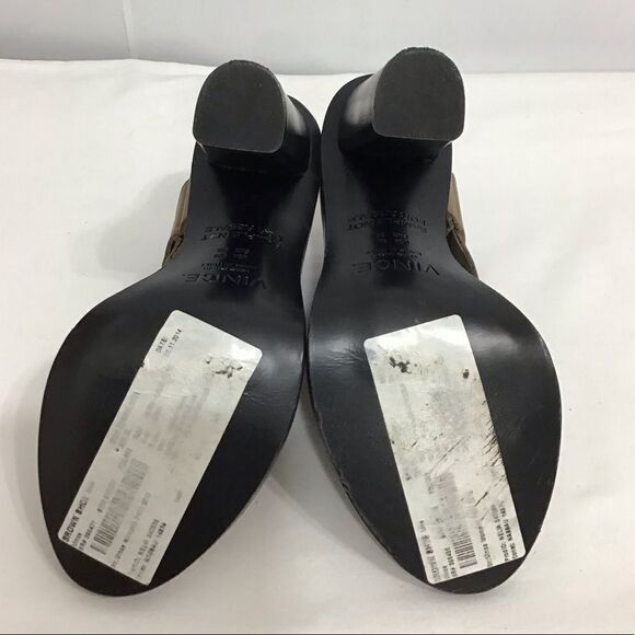 Vince Nelia Color Block High Heel Open Toe Open Heel Sandal Good Condition Sz 6 - Picture 6 of 11